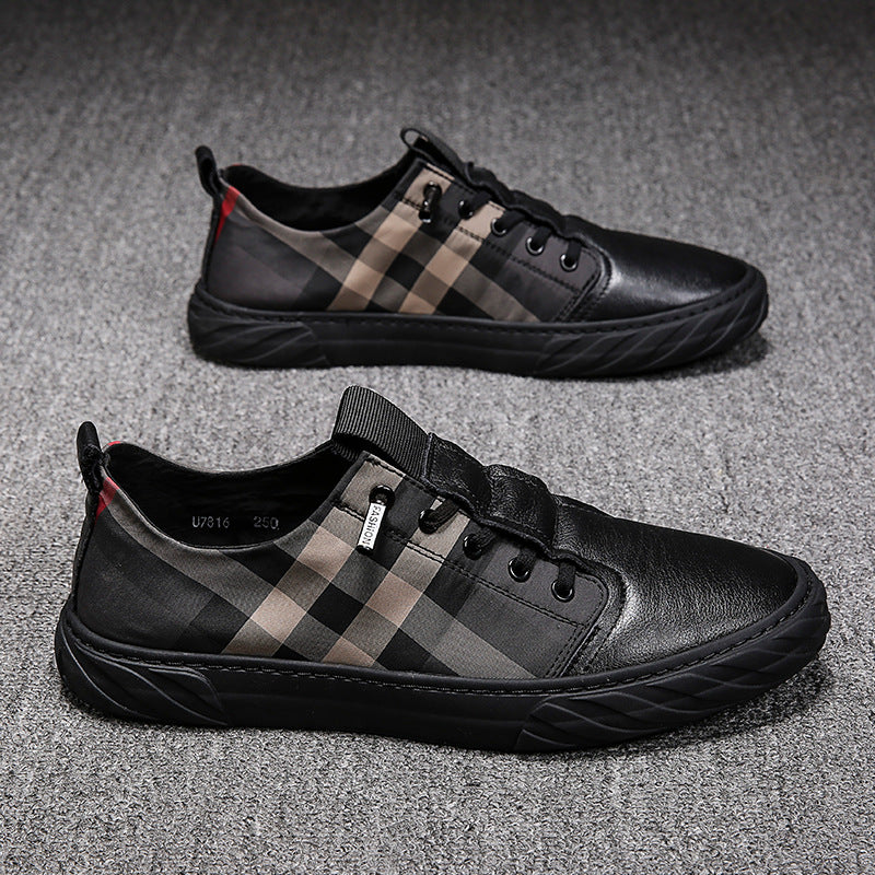 New men's fashion casual leather shoes