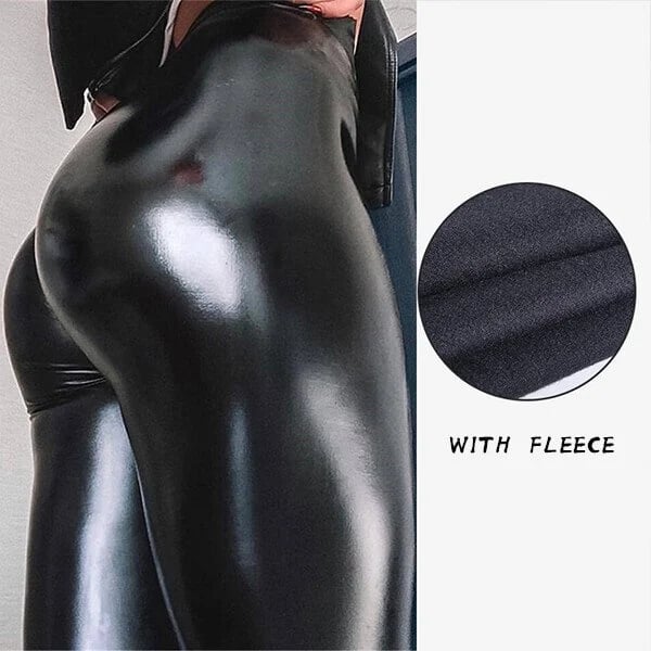 🎁Early Christmas 2023 Sale🎁 S-shaped PU Leather Leggings