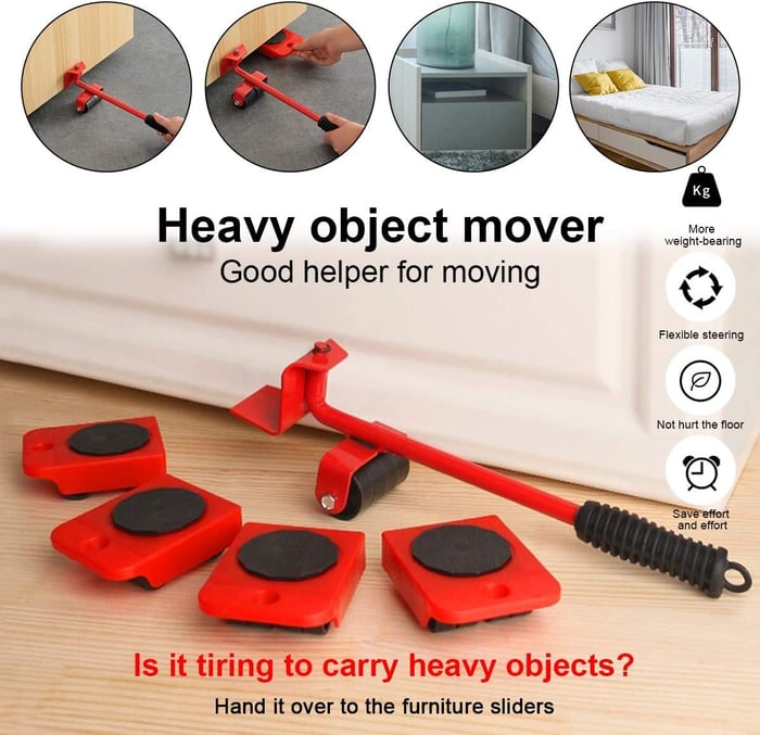 🎉Mega Sale - Heavy Furniture Roller Move Tool