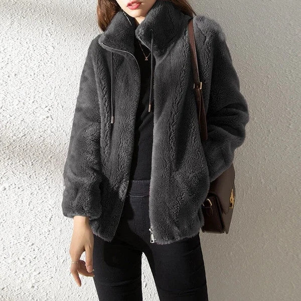 Hot Sale 49%OFF🔥Padded Coat Stand-collar Double-faced Fleece Jacket