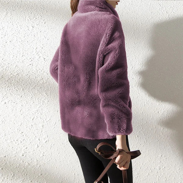 Hot Sale 49%OFF🔥Padded Coat Stand-collar Double-faced Fleece Jacket